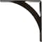 Ekena Millwork Legacy Steel Bracket, Antiqued Warm Silver 2"W x 12"D x 12"H BKTM02X12X12LEAWS - alternate 4